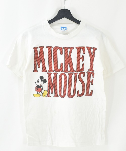 Disney Vintage ディズニーヴィンテージ の ヴィンテージ古着 90 S Mickey ミッキー クルーネックｔシャツ Usa製 Tシャツ カットソー Wear