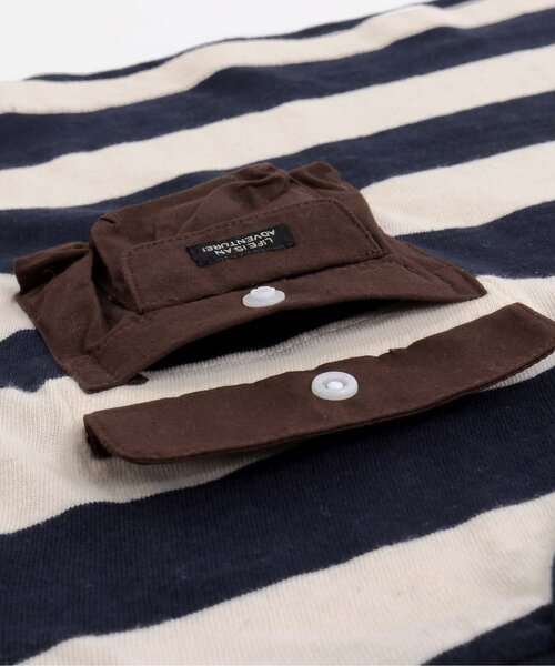 F.O.KIDS（エフオーキッズ）の「ボーダービッグシルエットＴシャツ（Tシャツ/カットソー・キッズ・レインボー/チャコール/ネイビー/ブラウン/グレー・130/140/90/95/80/100/110/120）」の15枚目の写真