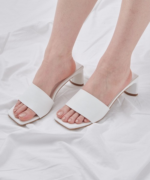 COLONY 2139（コロニートゥーワンスリーナイン）の「細ヒールサンダル（サンダル・レディース・ホワイト/ブラック/ベージュ・22.5cm/23.5cm/24.5cm）」の18枚目の写真