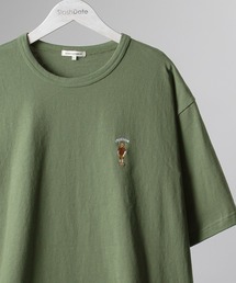 SlashDate（スラッシュデイト）の「DAD FREEDOM ワンポイント 刺繍 Tシャツ（Tシャツ/カットソー）」