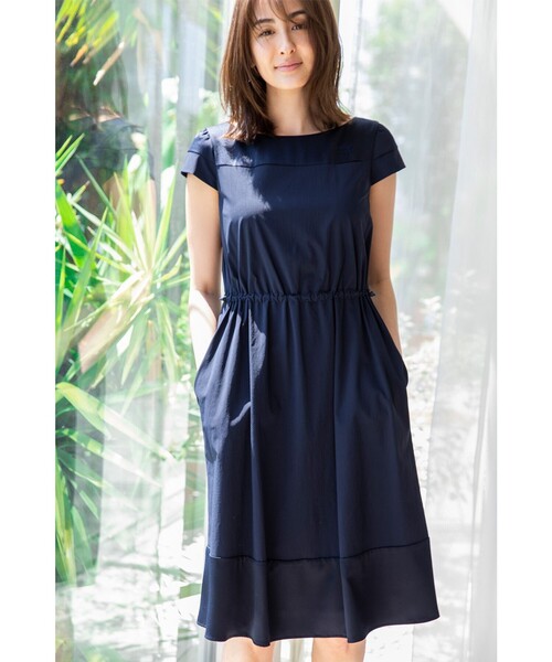 TOCCA(トッカ)の「【洗える!】RIPOSINO DRESS アジャストドレス(ワンピース・レディース・ピンク系/ネイビー系・2/6/4/0)」の2枚目の写真