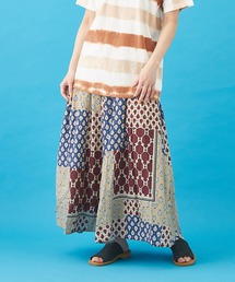 CUBE SUGAR | ボイル 総柄プリント ギャザースカート(スカート)