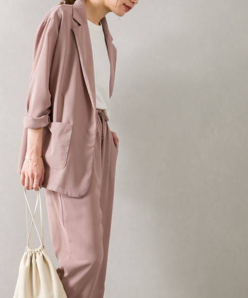 SpRay（スプレイ）の「セットアップ（セットアップ・レディース・ブラック/ピンク/ブルー/ライトベージュ・FREE）」の11枚目の写真