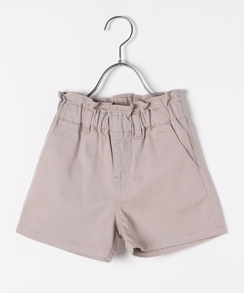 GLOBAL WORK(グローバルワーク)の「【キッズ】ペーパーバックショートパンツ/940167(その他パンツ・キッズ・ブラック/ライトピンク/イエロー/カーキ・110cm/100cm/120cm/130cm/140cm/150cm/160cm)」の4枚目の写真