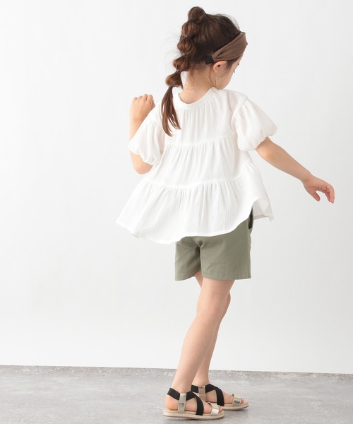 GLOBAL WORK(グローバルワーク)の「【キッズ】ペーパーバックショートパンツ/940167(その他パンツ・キッズ・ブラック/ライトピンク/イエロー/カーキ・110cm/100cm/120cm/130cm/140cm/150cm/160cm)」の18枚目の写真