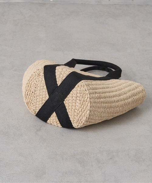 OLIVE des OLIVE（オリーブデオリーブ）の「【WEB限定カラー有】テープハンドルカゴトート（かごバッグ・レディース・キャメル/ライトベージュ・FREE）」の19枚目の写真