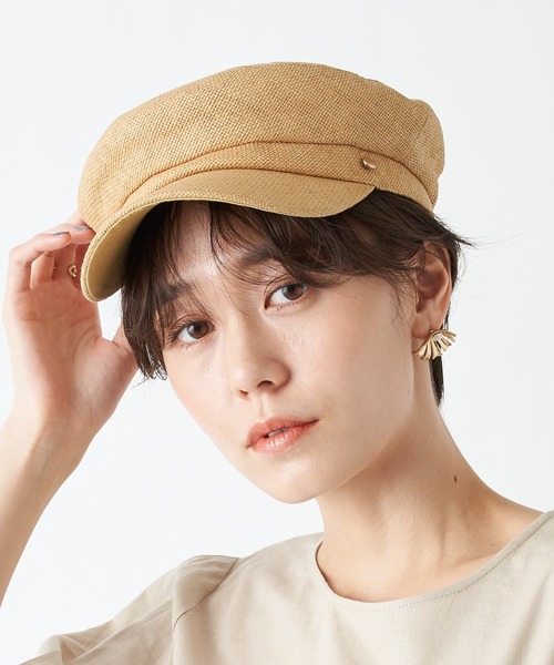 un dix cors（アンディコール）の「軽い素材感で被り心地もおすすめ　ペーパーマリンキャスケット（キャスケット・レディース・ホワイト/ベージュ・FREE）」の14枚目の写真