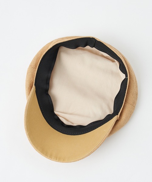 un dix cors（アンディコール）の「軽い素材感で被り心地もおすすめ　ペーパーマリンキャスケット（キャスケット・レディース・ホワイト/ベージュ・FREE）」の10枚目の写真