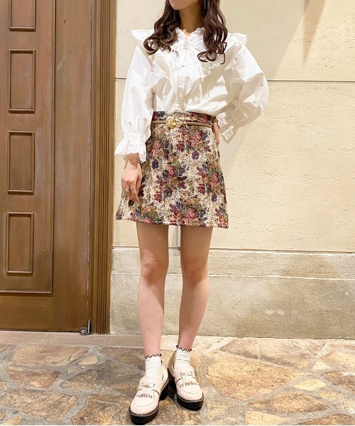 apres jour（アプレジュール）の「コットンレースフリルブラウス【ZOZOTOWN限定アイテム】（シャツ/ブラウス・レディース・アイボリー/ブラック/オフホワイト・フリー/X-LARGE）」の22枚目の写真