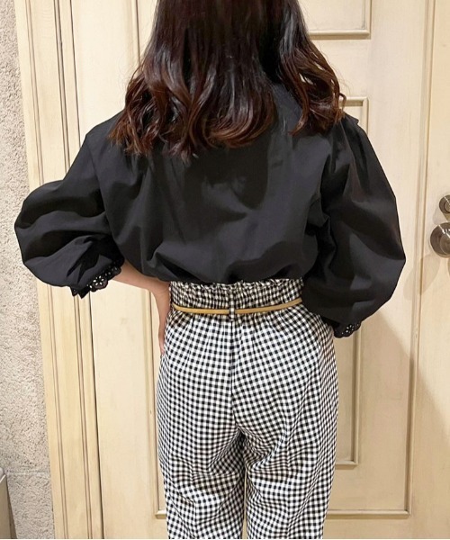 apres jour（アプレジュール）の「コットンレースフリルブラウス【ZOZOTOWN限定アイテム】（シャツ/ブラウス・レディース・アイボリー/ブラック/オフホワイト・フリー/X-LARGE）」の13枚目の写真