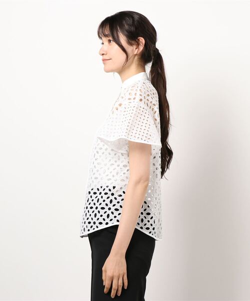 【新品】allurevilleコットンレースキリカエブラウス【アルアバイル】 allureville（アルアバイル）の「コットンレースキリカエ