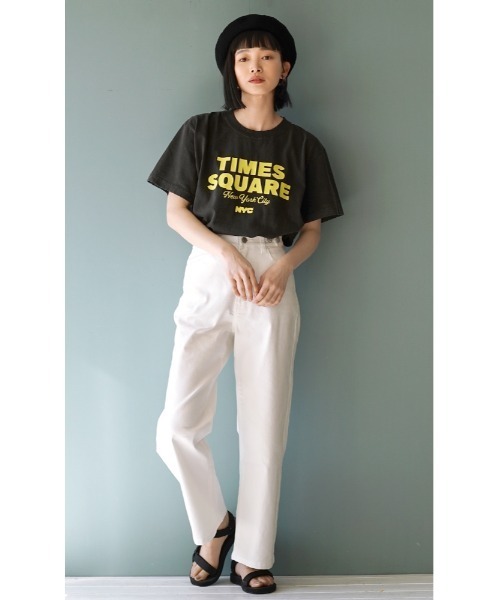 e-zakkamania stores（イーザッカマニアストアーズ）の「【こっそり楽ちん！隠しウエストゴム】 ウエストボタン ストレッチパンツ［デニム］（デニムパンツ・レディース・ネイビー/ライトブルー/ブルー/ブラック/グレー/ホワイト・L/M）」の15枚目の写真