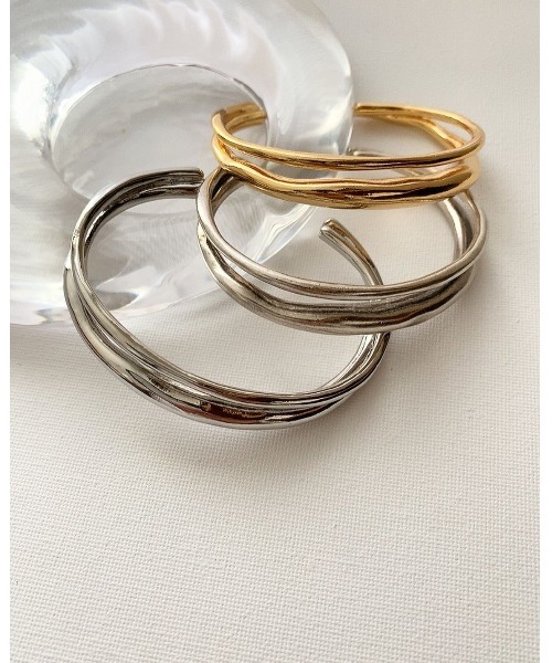 mou（モウ）の「ディファレントスィックネスバングル（バングル/リストバンド・レディース・シルバー/ゴールド/シルバー系その他・FREE）」の9枚目の写真