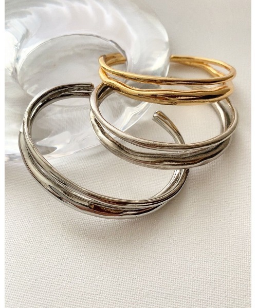 mou（モウ）の「ディファレントスィックネスバングル（バングル/リストバンド・レディース・シルバー/ゴールド/シルバー系その他・FREE）」の6枚目の写真