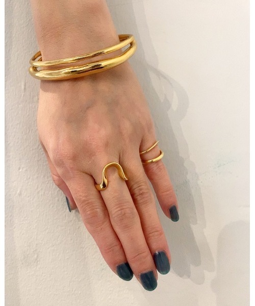 mou（モウ）の「ディファレントスィックネスバングル（バングル/リストバンド・レディース・シルバー/ゴールド/シルバー系その他・FREE）」の5枚目の写真