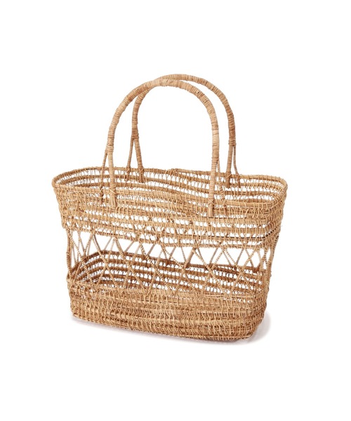ROSE BUD（ローズバッド）の「かごバッグ（かごバッグ・レディース・ベージュ・MEDIUM）」の12枚目の写真