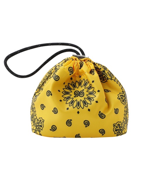 X-girl（エックスガール）の「BANDANA PATTERN POUCH（ポーチ・レディース・ブラック/パープル/イエロー・ONE SIZE）」の18枚目の写真