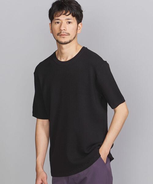 BEAUTY&YOUTH UNITED ARROWS（ビューティーアンドユースユナイテッドアローズ）の「BY ウォッシュ サーマル ニットTシャツ（ニット/セーター・メンズ・ブラック/ベージュ/オリーブ・SMALL/MEDIUM/LARGE/X-LARGE）」の13枚目の写真