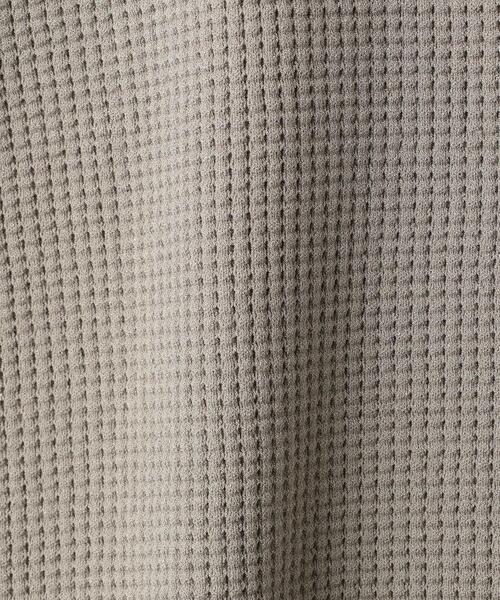 BEAUTY&YOUTH UNITED ARROWS（ビューティーアンドユースユナイテッドアローズ）の「BY ウォッシュ サーマル ニットTシャツ（ニット/セーター・メンズ・ブラック/ベージュ/オリーブ・SMALL/MEDIUM/LARGE/X-LARGE）」の19枚目の写真