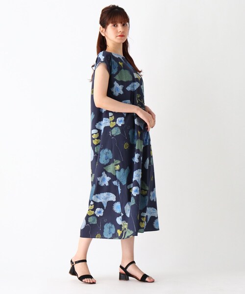 セール リバティ ワンピース ワンピース ドレス Soup スープ のファッション Soup スープ のワンピース リバティ ボタニカル