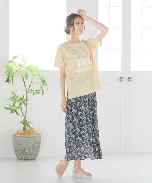 LIPSTAR(リップスター)の「ビッグロゴTシャツ(Tシャツ/カットソー・レディース・ブラック/ベージュ/オフホワイト・M)」の10枚目の写真