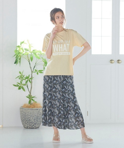 LIPSTAR(リップスター)の「ビッグロゴTシャツ(Tシャツ/カットソー・レディース・ブラック/ベージュ/オフホワイト・M)」の18枚目の写真