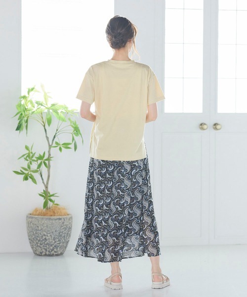 LIPSTAR(リップスター)の「ビッグロゴTシャツ(Tシャツ/カットソー・レディース・ブラック/ベージュ/オフホワイト・M)」の8枚目の写真