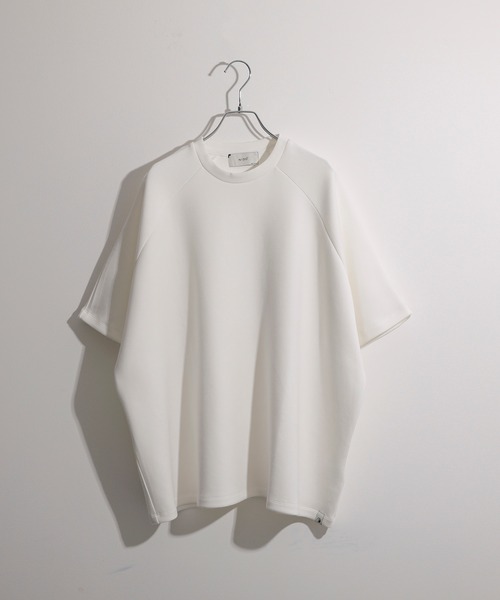 NIDO(ニド)の「とろみドルマンTシャツ(Tシャツ/カットソー・メンズ・ホワイト/ブラック・MEDIUM/LARGE)」の8枚目の写真