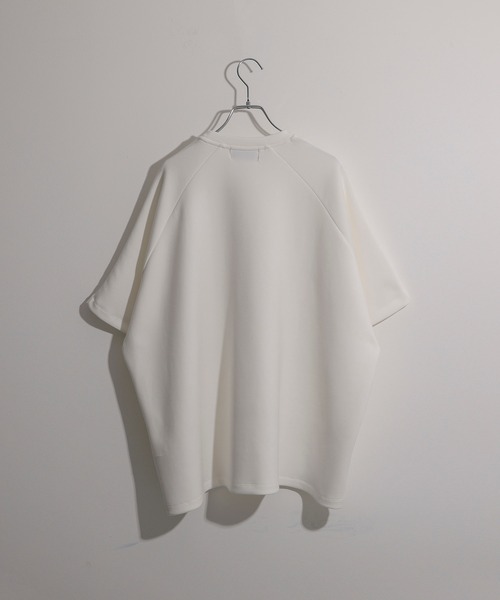 NIDO(ニド)の「とろみドルマンTシャツ(Tシャツ/カットソー・メンズ・ホワイト/ブラック・MEDIUM/LARGE)」の9枚目の写真