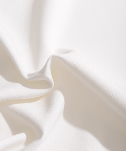 NIDO(ニド)の「とろみドルマンTシャツ(Tシャツ/カットソー・メンズ・ホワイト/ブラック・MEDIUM/LARGE)」の10枚目の写真