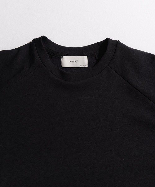 NIDO(ニド)の「とろみドルマンTシャツ(Tシャツ/カットソー・メンズ・ホワイト/ブラック・MEDIUM/LARGE)」の14枚目の写真