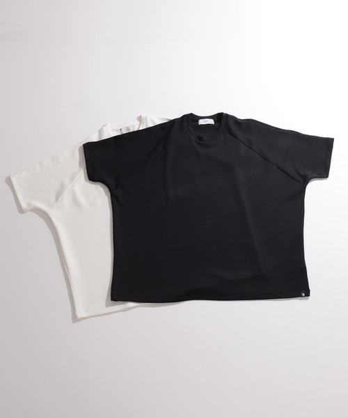 NIDO(ニド)の「とろみドルマンTシャツ(Tシャツ/カットソー・メンズ・ホワイト/ブラック・MEDIUM/LARGE)」の20枚目の写真