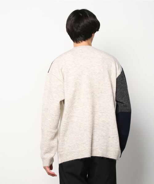 ATTACHMENT（アタッチメント）の「INTERSIA MOHAIR KNIT CREWNECK PULLOVER L/S（ニット/セーター・メンズ・ブラック/ネイビー・1/2/3）」の9枚目の写真