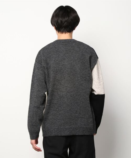 ATTACHMENT（アタッチメント）の「INTERSIA MOHAIR KNIT CREWNECK PULLOVER L/S（ニット/セーター・メンズ・ブラック/ネイビー・1/2/3）」の10枚目の写真