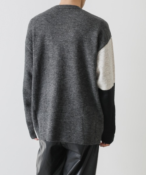 ATTACHMENT（アタッチメント）の「INTERSIA MOHAIR KNIT CREWNECK PULLOVER L/S（ニット/セーター・メンズ・ブラック/ネイビー・1/2/3）」の13枚目の写真