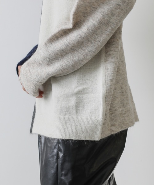 ATTACHMENT（アタッチメント）の「INTERSIA MOHAIR KNIT CREWNECK PULLOVER L/S（ニット/セーター・メンズ・ブラック/ネイビー・1/2/3）」の20枚目の写真