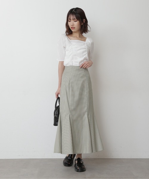 FREE'S MART（フリーズマート）の「チェックマーメイドスカート（スカート・レディース・ブラウン系その他/グリーン系その他3/ベージュ系その他/グリーン系その他/レッド系その他・FREE）」の16枚目の写真