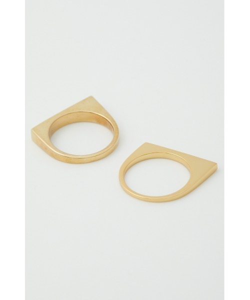 THROW by SLY（スローバイスライ）の「THROW SLOPING TWIN RING ツインリング（リング・レディース・シルバー/ゴールド・FREE）」の12枚目の写真