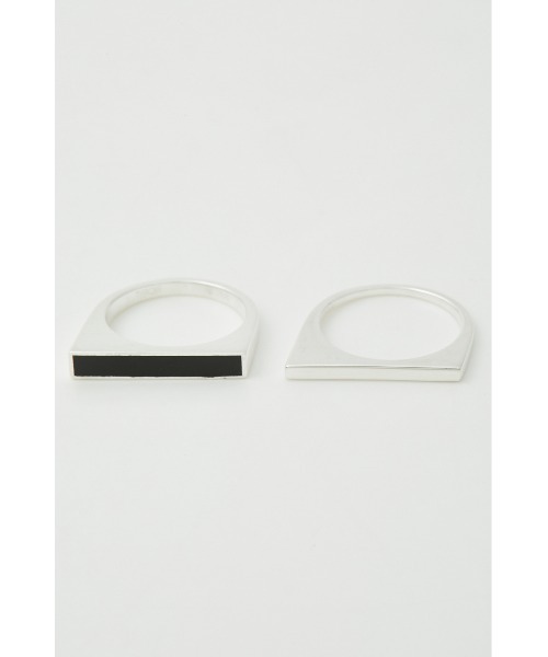 THROW by SLY（スローバイスライ）の「THROW SLOPING TWIN RING ツインリング（リング・レディース・シルバー/ゴールド・FREE）」の11枚目の写真