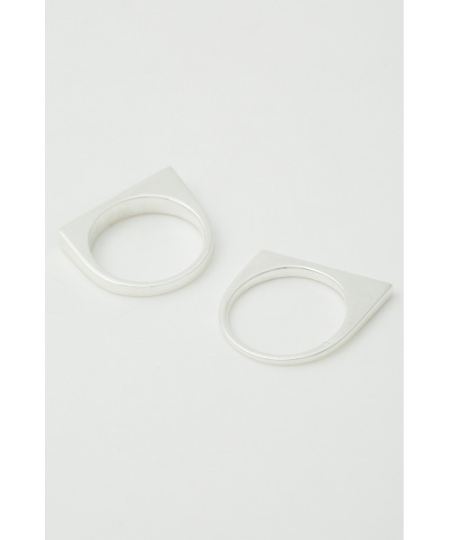 THROW by SLY（スローバイスライ）の「THROW SLOPING TWIN RING ツインリング（リング・レディース・シルバー/ゴールド・FREE）」の14枚目の写真