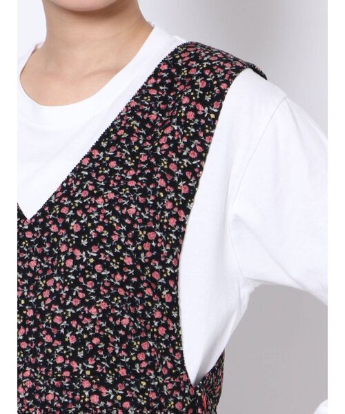 merry jenny（メリージェニー）の「flowerコールワンピース（ワンピース・レディース・アイボリー/ブラック/ブラウン・FREE）」の7枚目の写真