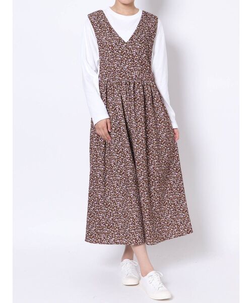 merry jenny（メリージェニー）の「flowerコールワンピース（ワンピース・レディース・アイボリー/ブラック/ブラウン・FREE）」の21枚目の写真