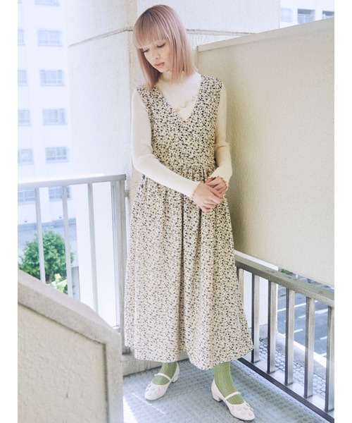 merry jenny（メリージェニー）の「flowerコールワンピース（ワンピース・レディース・アイボリー/ブラック/ブラウン・FREE）」の17枚目の写真