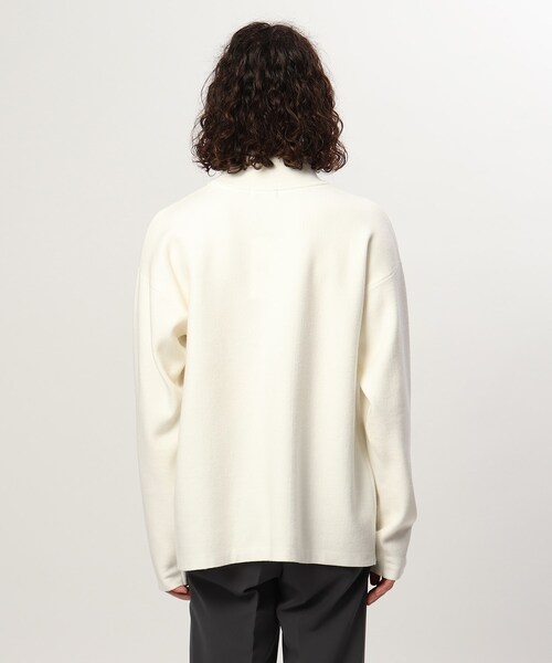 tk.TAKEO KIKUCHI（ティーケータケオキクチ）の「◆モッチモチニット モックネックプルオーバー（ニット/セーター・メンズ・オフホワイト/ブラック/こしょう色系/サンドベージュ/ブルー・03/02/01）」の8枚目の写真