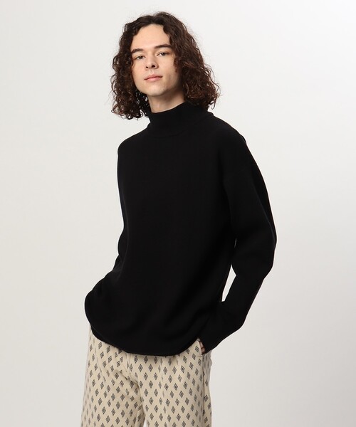 tk.TAKEO KIKUCHI（ティーケータケオキクチ）の「◆モッチモチニット モックネックプルオーバー（ニット/セーター・メンズ・オフホワイト/ブラック/こしょう色系/サンドベージュ/ブルー・03/02/01）」の22枚目の写真