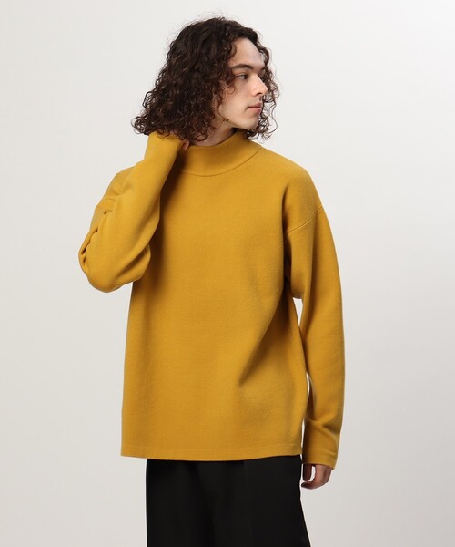 tk.TAKEO KIKUCHI（ティーケータケオキクチ）の「◆モッチモチニット モックネックプルオーバー（ニット/セーター・メンズ・オフホワイト/ブラック/こしょう色系/サンドベージュ/ブルー・03/02/01）」の21枚目の写真