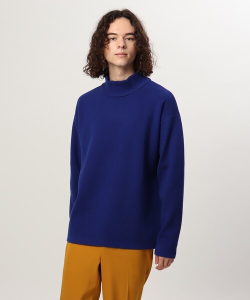 tk.TAKEO KIKUCHI（ティーケータケオキクチ）の「◆モッチモチニット モックネックプルオーバー（ニット/セーター・メンズ・オフホワイト/ブラック/こしょう色系/サンドベージュ/ブルー・03/02/01）」の19枚目の写真