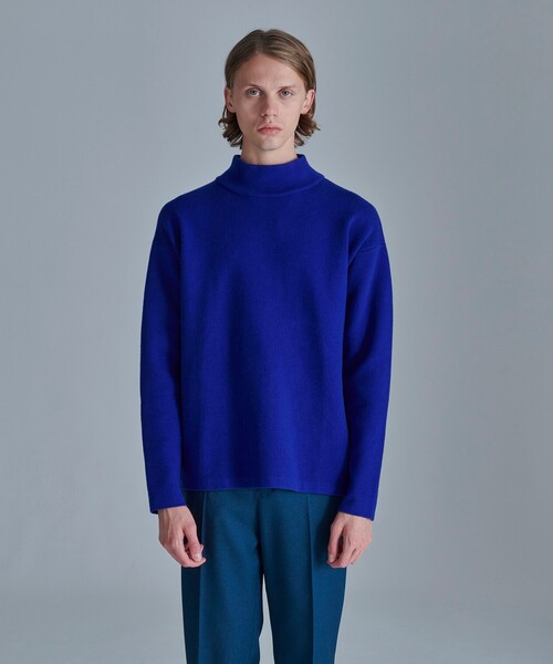 tk.TAKEO KIKUCHI（ティーケータケオキクチ）の「◆モッチモチニット モックネックプルオーバー（ニット/セーター・メンズ・オフホワイト/ブラック/こしょう色系/サンドベージュ/ブルー・03/02/01）」の17枚目の写真