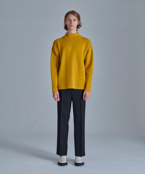 tk.TAKEO KIKUCHI（ティーケータケオキクチ）の「◆モッチモチニット モックネックプルオーバー（ニット/セーター・メンズ・オフホワイト/ブラック/こしょう色系/サンドベージュ/ブルー・03/02/01）」の16枚目の写真