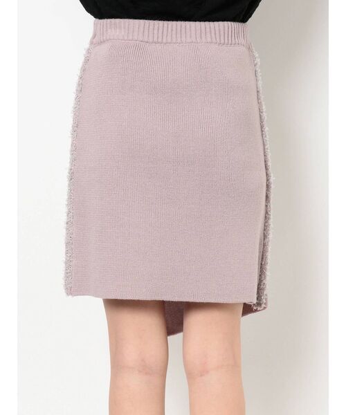 dazzlin（ダズリン）の「ダブルカラーニットミニスカート（スカート・レディース・ベージュ/ピンク・FREE）」の14枚目の写真